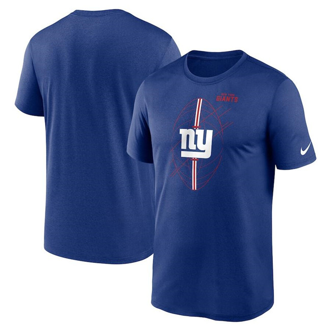 Men's New York Giants Blue Legend Icon Performance T-Shirt